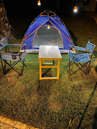 Geox Solar Panelli Kamp, Karavan, Bahçe, Balkon Aydınlatma Seti