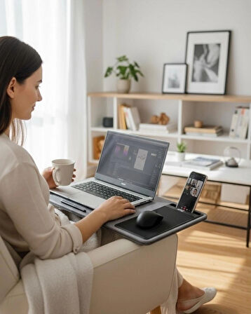 Oxy Minderli Laptop Sehpası