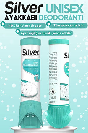 SİLVER Ayakkabı Deodorantı Koku Giderici Önleyici Sprey Fresh Up 100ml 1 Adet