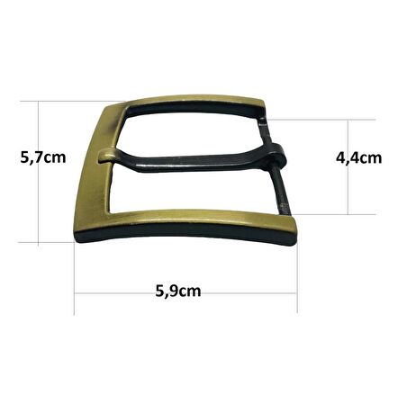 Kemer Tokası 4,4 cm 101K (Leathercraft, Deri Hobi)