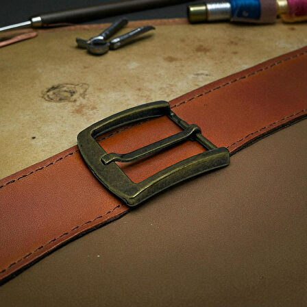 Kemer Tokası 4,5 cm Antik 1 Adet  (Leathercraft, Deri Hobi)