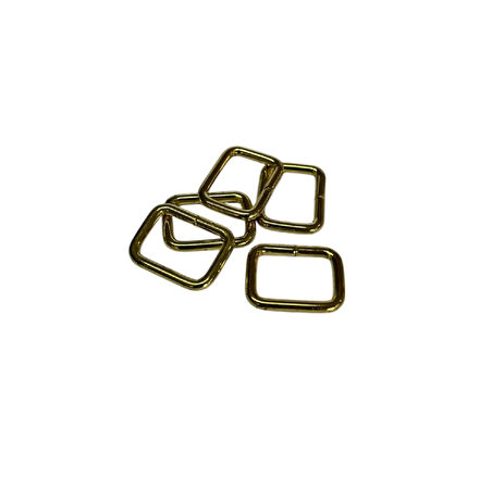 2 cm Kare Metal Halka, Çanta Sapı İçin Kare Halka 5 Adet
