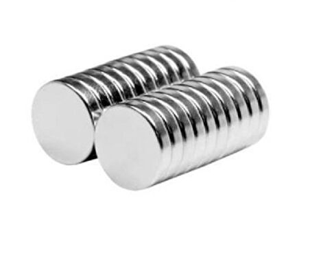 Çanta İçin Mıknatıs, Neodyum Mıknatıs 5 Adet - Deri Hobi 12mm x 2mm