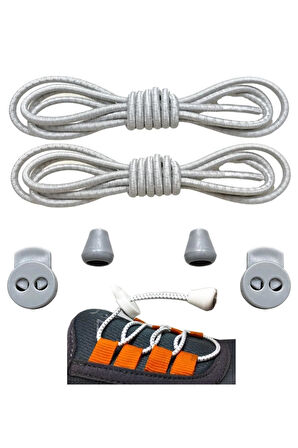 SRTfootcare LCY DÜZ Model Yuvarlak KİLİTLİ Bağcık 100 cm