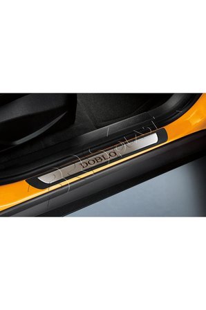 Fiat Doblo Uyumlu Kapı Eşiği Krom Abs 2 Parça