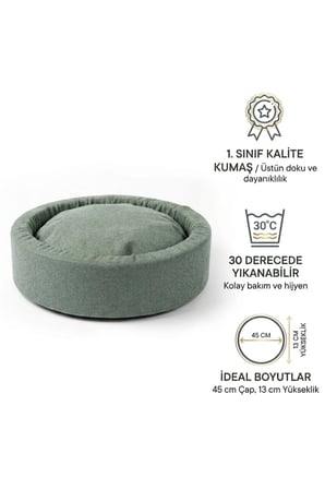 Premium Simit Kedi ve Köpek Yatağı