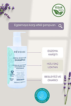 Kolajen Keratin Saç Dökülmesine Karşı Hızlı Saç Uzatan Dolgunlaştırıcı Besleyici Şampuan 500ml