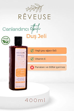 Dermokozmetik Revitalizing Canlandırıcı Etkili Çay Ağacı Özlü Tüm Ciltler E Vitaminli Duş Jeli 400ml