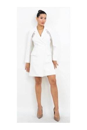 DSırt Detaylı Blazer Mini Elbise
