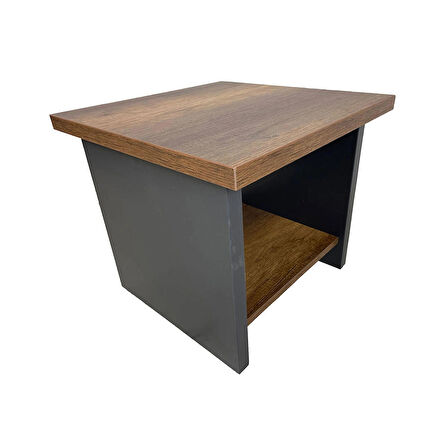 GOLDSİT STANDART SEHPA 50*50 CM BAROK - ANTRASİT