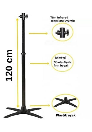 SUNSTAR İNFRARED SOBA ELEKTİRİKLİ ISITICI AYAĞI