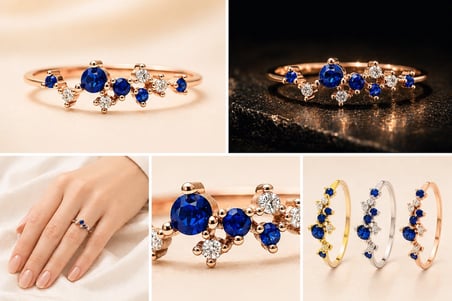 Corlu Jewellery Kadın Yüzük 925 Ayar Gümüş Zirkon Gold Kaplama Ölçü 10