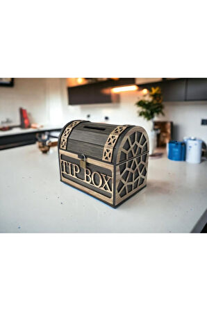 - Kltli Bahşiş Kutusu Ve Kumbra Sandık Tipi Tipbox