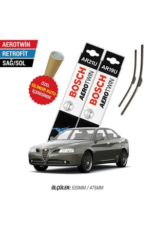 Alfa Romeo 166 Silecek (1998-2007) Bosch Aerotwin Retrofit