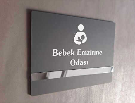 Soft Seri Bebek Emzirme Odası Kapı Isimliği