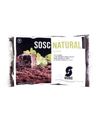 SOSC Natural İthal Sphagnum Bitki Yetiştirme Torfu - Böcek Sinek Yapmaz Premium Kalite 1 Lt