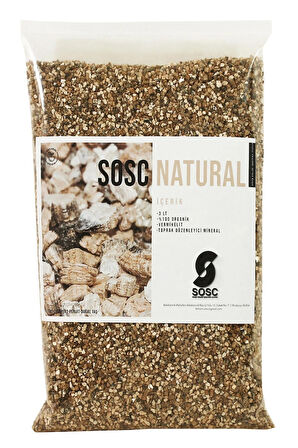 SOSC Natural Vermikülit 3 Lt
