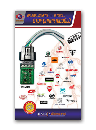 Bajaj NS200Uyumlu 13 Modlu STOP ÇAKAR Modülü Uçak Kanadı F1 Stil