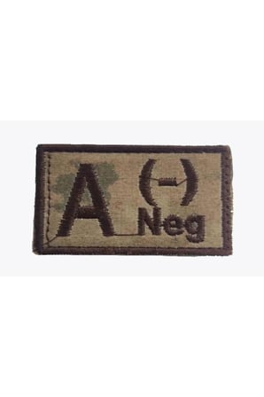 Özel Üretim İşlemeli Etiket Üniforma Detayı Giyim Suses Single Sword Nakış Kan Grubu Patch - Peç