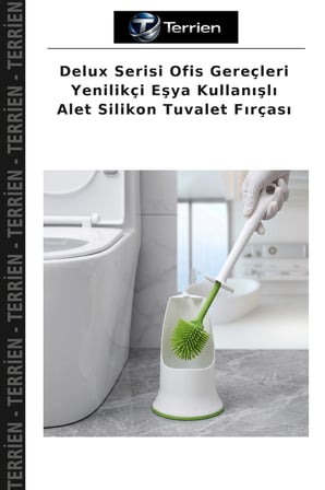 Delux Serisi Ofis Gereçleri Yenilikçi Eşya Kullanışlı Alet Silikon Tuvalet Fırçası