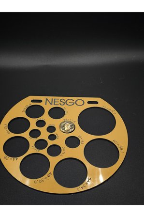 Kabartma Desenli Gold Metalize18mm 28 Boy 10 Adet