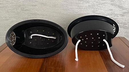 Kendinden Sulamalı Parlak Oval Akıllı Saksı (Küçük Boy)