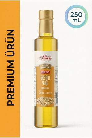 Soğuk Pres Susam Yağı + Keten Tohumu Yağı 250 ml x 2