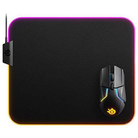 SteelSeries Qck Prism Cloth (Kumaş) Medium RGB Oyun Mousepad