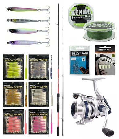 YekOutdoor FireWorm LRF Seti Shimano Kamış Sienna Spinning Sensitive 2,11m 0,5-7g 2pc &Okuma ARIA-1000a Olta Makinesi
