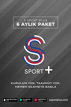 S Sport Plus 6 Aylık Paket