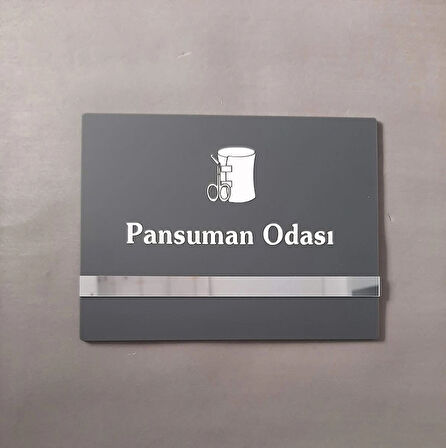 Soft Seri (pansuman Odası ) Ofis Kapı Isimliği Yönlendirme Tabelası