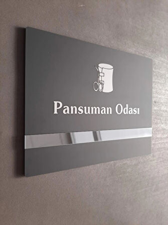 Soft Seri (pansuman Odası ) Ofis Kapı Isimliği Yönlendirme Tabelası