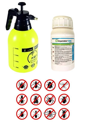 İmperator 25EC 250ML / Genel Haşere Böcek Sinek İlacı/2LT İlaçlama Pompası