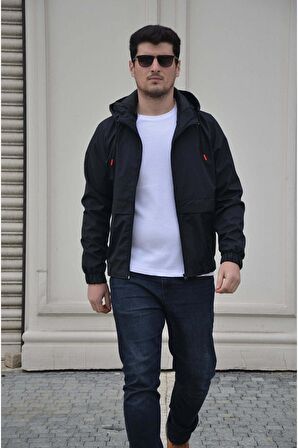 Erkek Slim Fit Su ve Rüzgar Geçirmez Mevsimlik Ceket