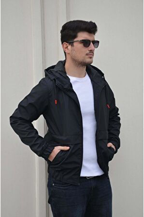 Erkek Slim Fit Su ve Rüzgar Geçirmez Mevsimlik Ceket