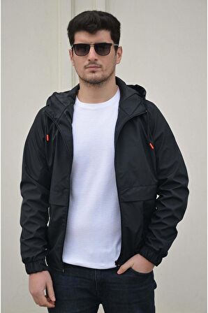 Erkek Slim Fit Su ve Rüzgar Geçirmez Mevsimlik Ceket