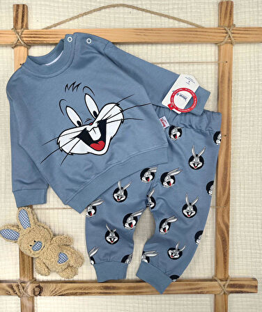 Erkek Bebek Buck Bunny Mevsimlik 2' Li Takım