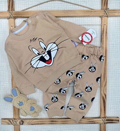 Erkek Bebek Buck Bunny Mevsimlik 2' Li Takım