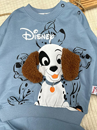 Erkek Bebek Disney Dalmaçyalı Köpek Alt Üst Takım