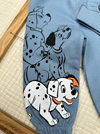 Erkek Bebek Disney Dalmaçyalı Köpek Alt Üst Takım