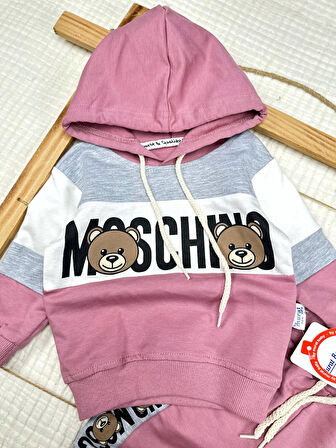 Unisex Bebek Ayıcık Teddy Pamuklu Alt Üst Takım