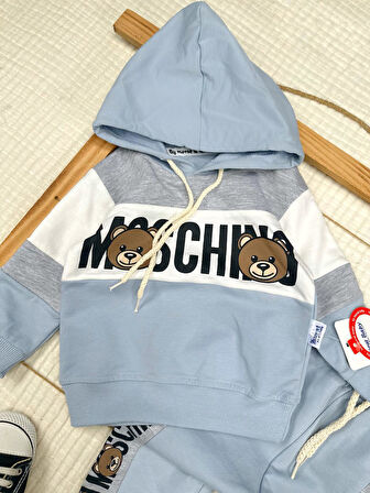Unisex Bebek Ayıcık Teddy Pamuklu Alt Üst Takım
