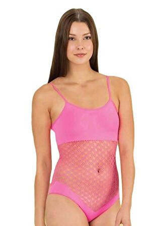 Kadın Fuşya Çıtçıtlı Body 5041