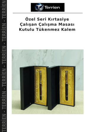 Özel Seri Kırtasiye Çalışan Çalışma Masası Kutulu Tükenmez Kalem
