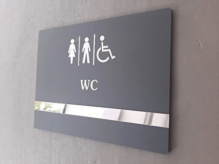 Soft Seri Wc Yönlendirme Tabelası