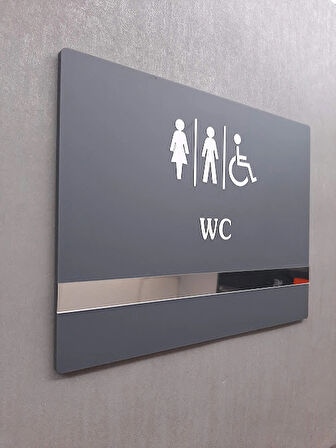 Soft Seri Wc Yönlendirme Tabelası