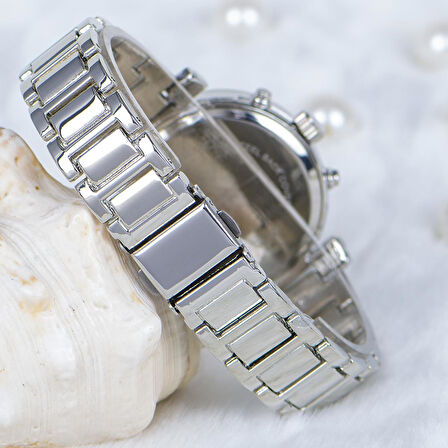 Spectrum Marka Kadın Kol Saati Taşlı Kasa Silver Çelik Kordon ST-303821