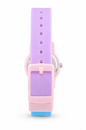 Şeker Desenli Açık Pembe Kız Çocuk Kol Saati Analog Saat ST-304417