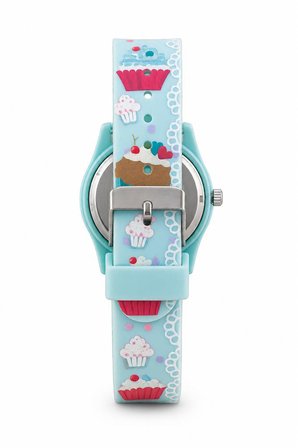 Kız Çocuk Kol Saati Turkuaz Cupcake Desenli Analog ST-304425