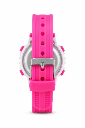 Kız Çocuk Pembe Dijital Spor Silikon Kordon Kol Saati ST-304432